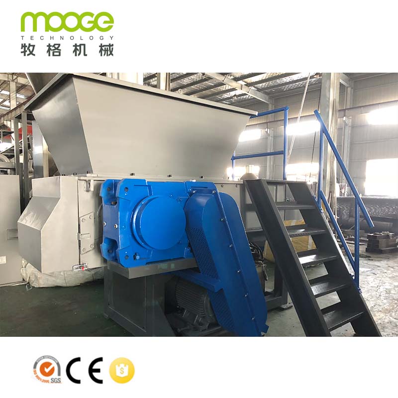 Single Shaft Waste Plastic Recycling Shredder/Shredding Machine 