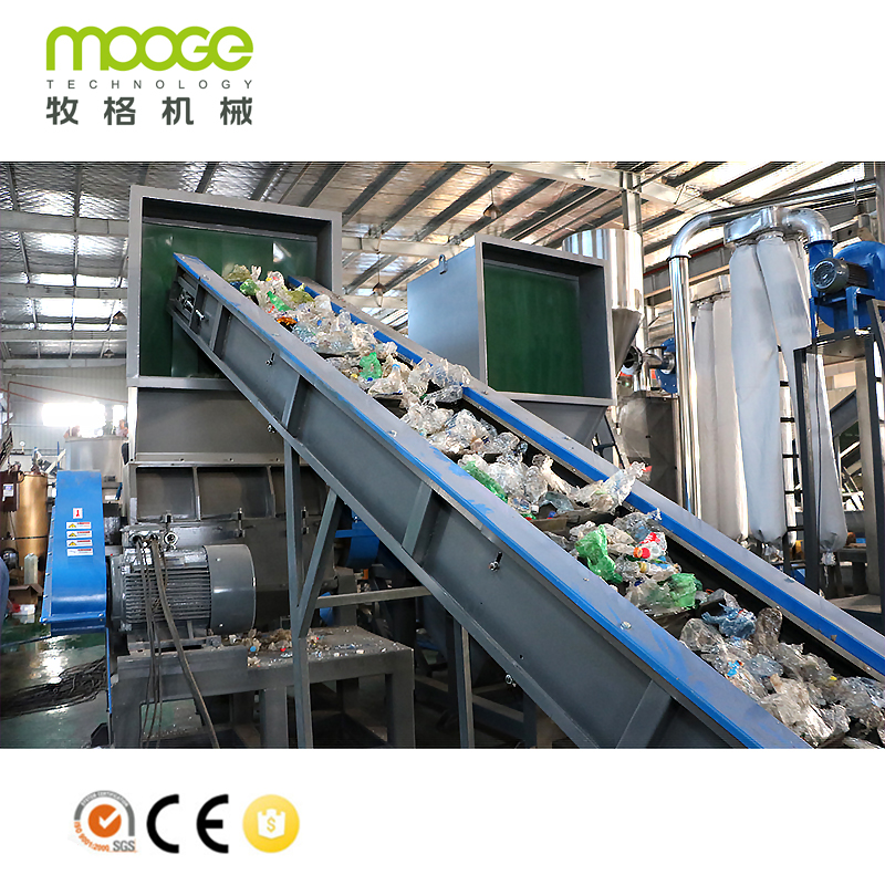 Hot Sell PET HDPE PP Plastic Bottle Crusher / Crushing Machine