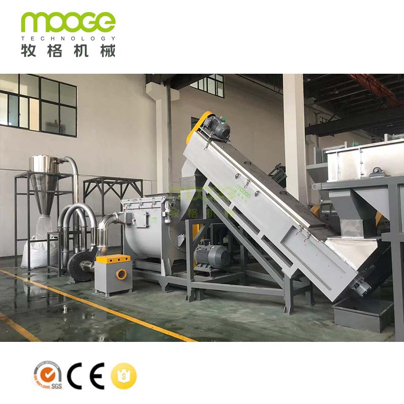 Hot Sell Waste Plastic Recycling Machine PP PE Film Bag Washing Recycling Line