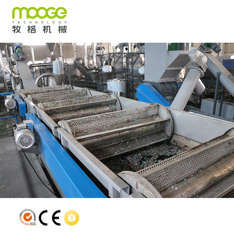 HDPE PE PP Bottle Plastic Recycling Line / Plant / Machine