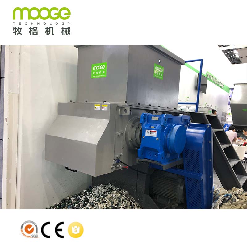 Heavy Duty Single Axis Shredder / Waste Plastic Shredding Machine 