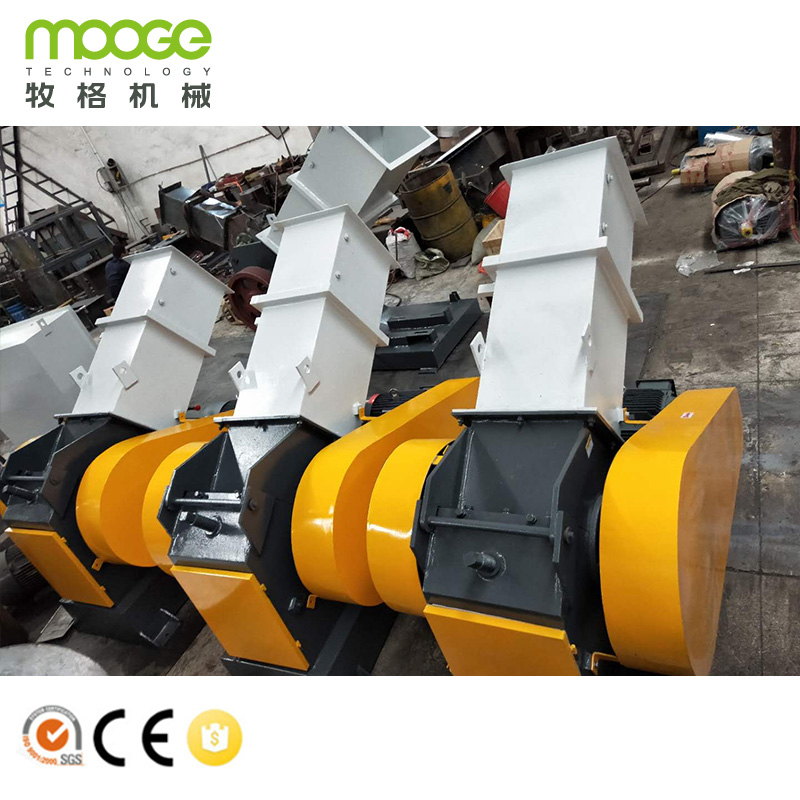 Plastic Recycling Machine Industrial Crusher PE PVC Thick Wall Pipe Crusher 