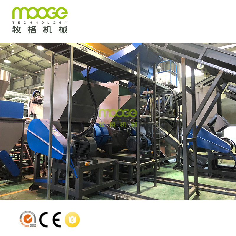 Cost-effective PP PE Film Plastic Crusher Waste Recycling Machines