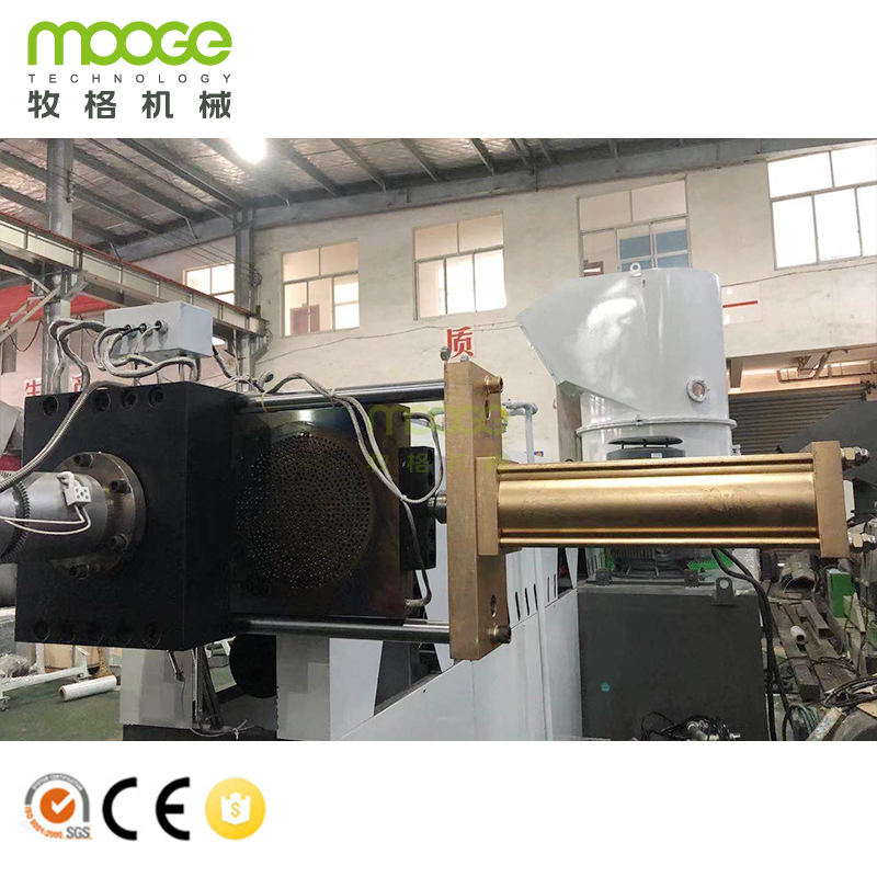 Plastic Pe Film Ldpe Bags Die Face Cutting Recycling Pelletizing Line