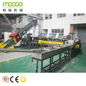 Double Stage Waste PP Bags Plastic Film Granulator Line