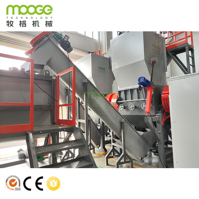 MT-Series PET bottles Recycling Washing Line Shredder Machine