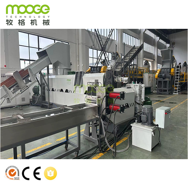 High-Efficiency Water Ring Cutting PE Granules Production Line