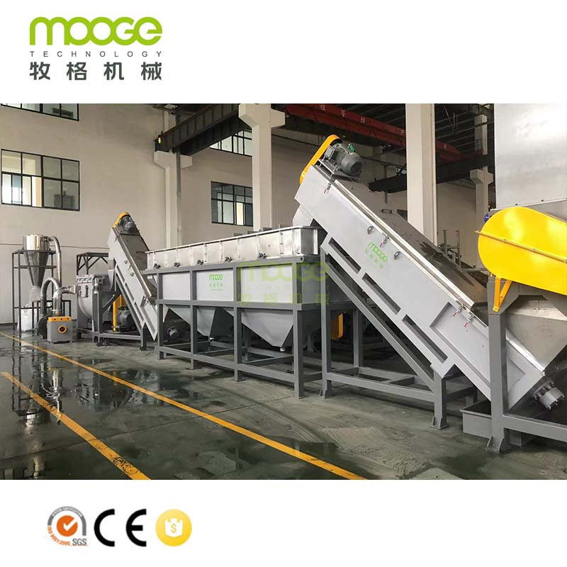 Hot Sell Waste Plastic Recycling Machine PP PE Film Bag Washing Recycling Line