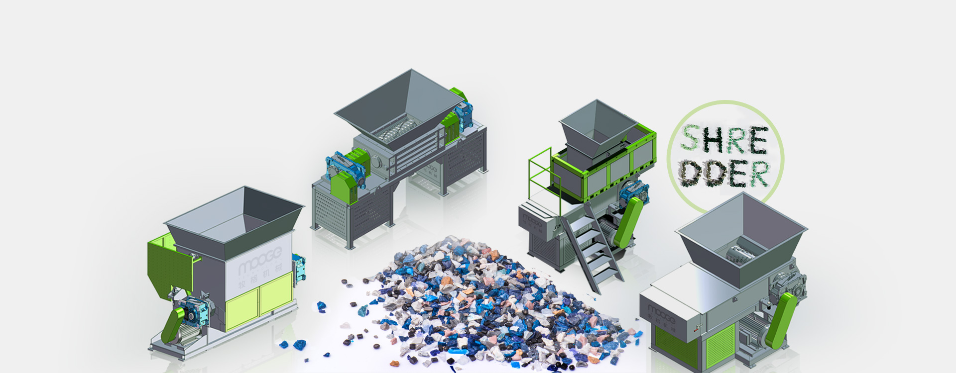 High Capacity Plastic Shredder