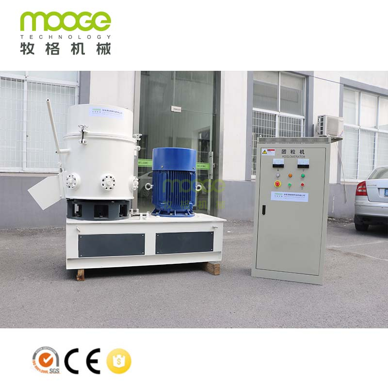 Plastic Film/Non Woven Fabric Recycling Agglomerator Agglomeration Machine 