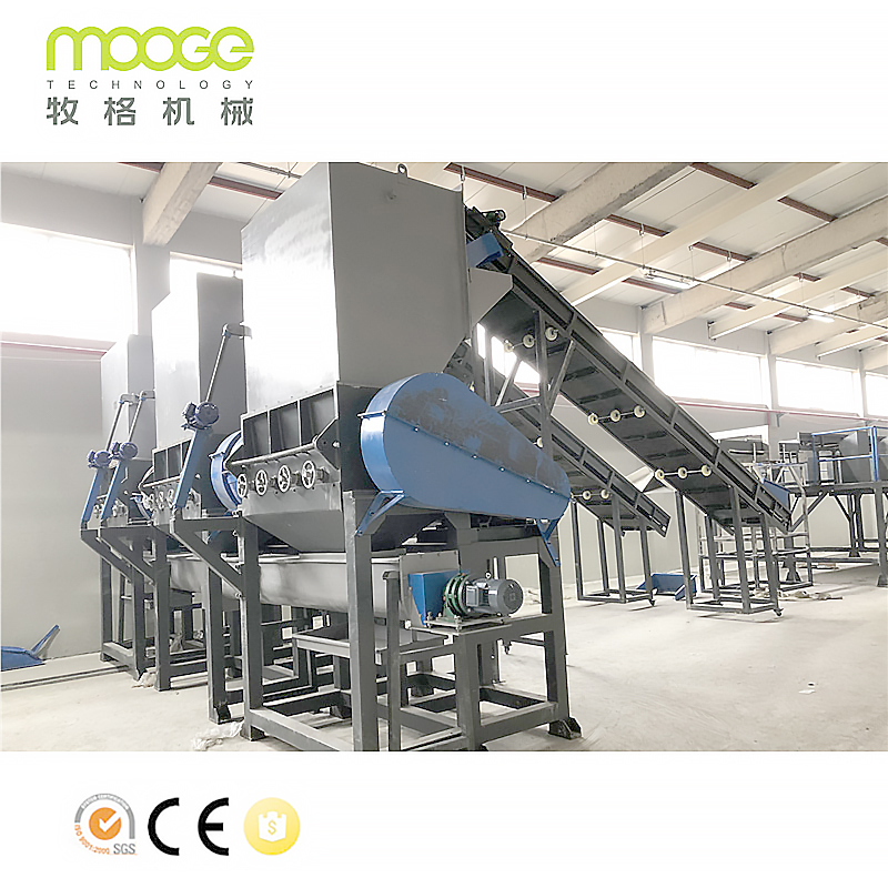 500 1000 2000 KG Waste Plastic Washing Line PET Bottle Recycling Machine 