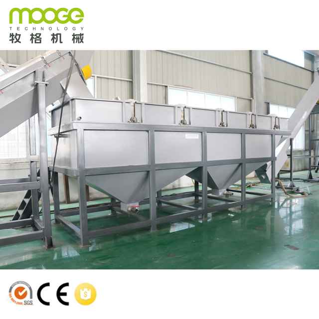 Waste PP PE Film Plastic Bag Washing Recycling Line