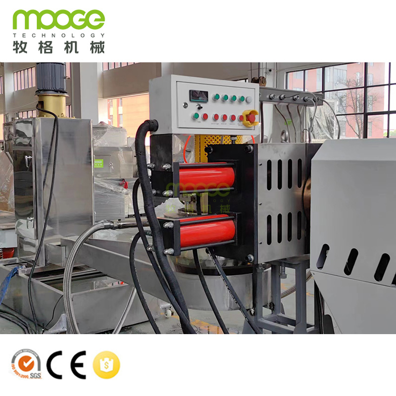 Recycling Double Stage Pe Film Plastic Granulator Machine