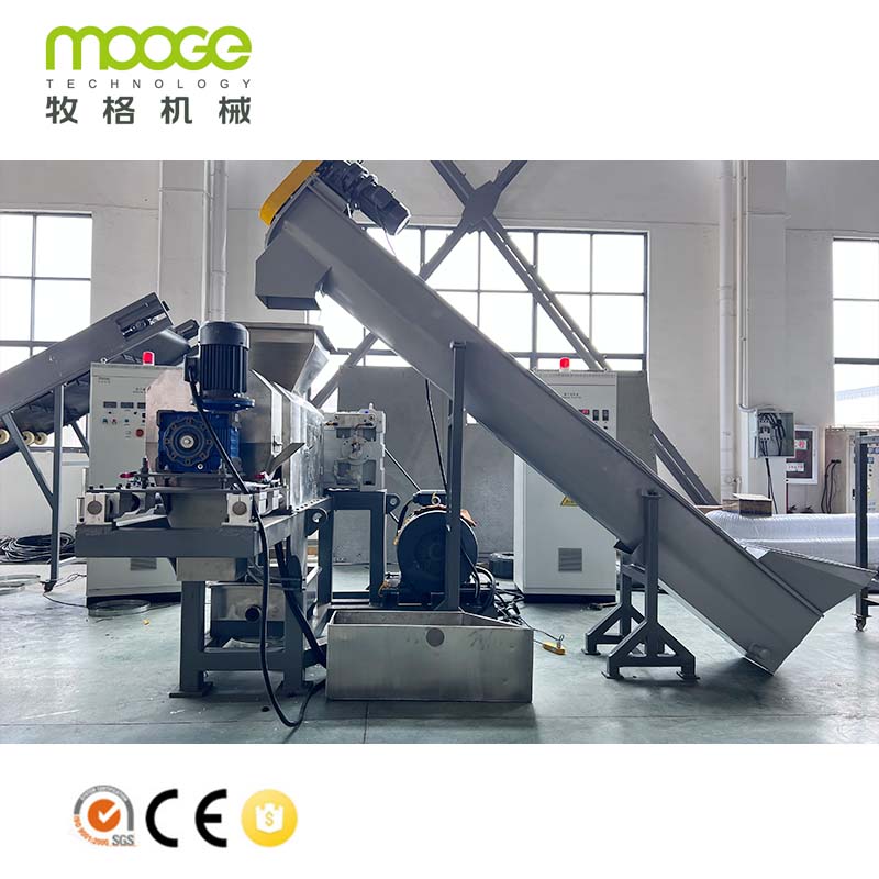 Plastic Film Squeezer Machine / Plastic Washing Drying Machine / Plastic Recycling Granulator Machine