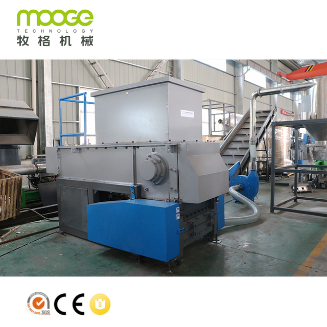 Single Shaft Shredding / Shredder Machine HDPE Lump Shredder 