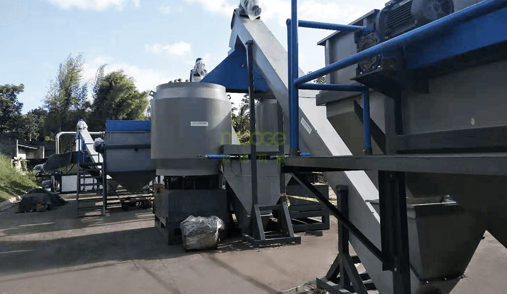 1000 kg/h PP PE Film Washing And Pelletizing Line In Brazil