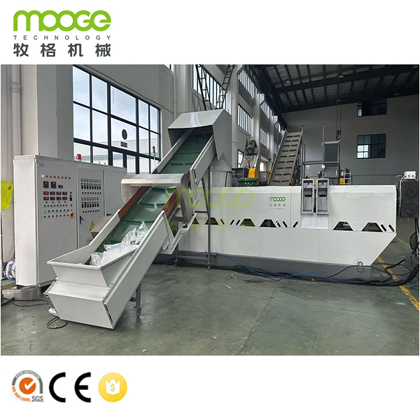 Factory Made New Design Pe Film Pp Woven Bags Plastic Pelletizing Machine