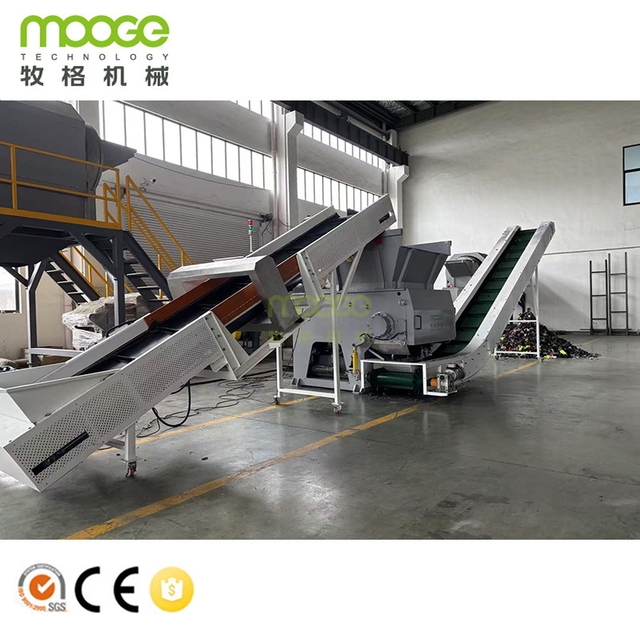 Single Shaft Shredder for Plastic Lumps Plastic Blocks