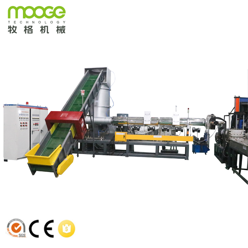 Plastic PP Film Woven Bags Recycling Pelletizing Line