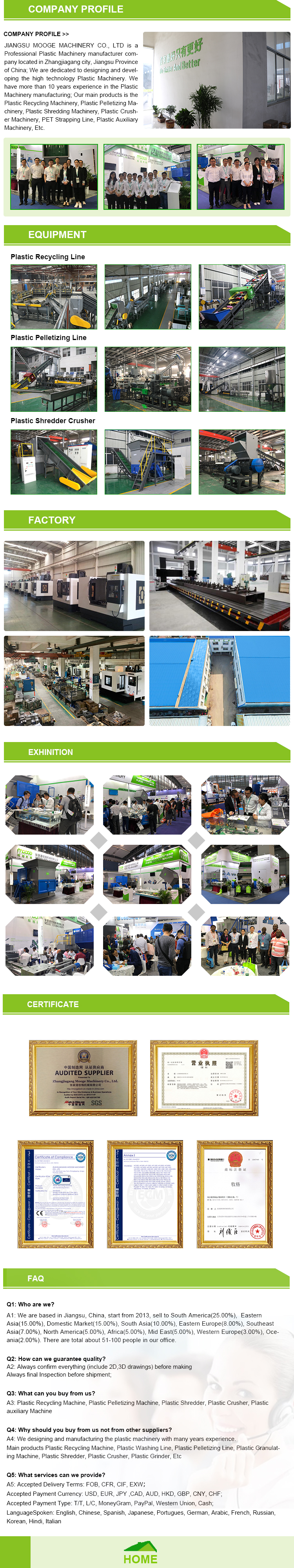 Plastic Recycling Machinery