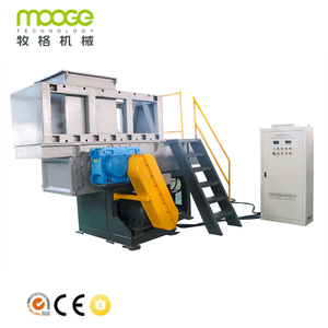 Waste Plastic Large Pvc Pipe Single Shaft Shredding Machine 