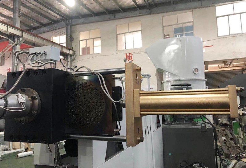 Pe Hdpe Film Die Face Cutting Plastic Granulator Machine