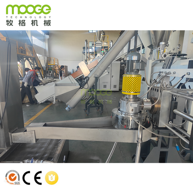 Double Stage Die-Face Cutting granulated pellet PP Film Pelletizing Line