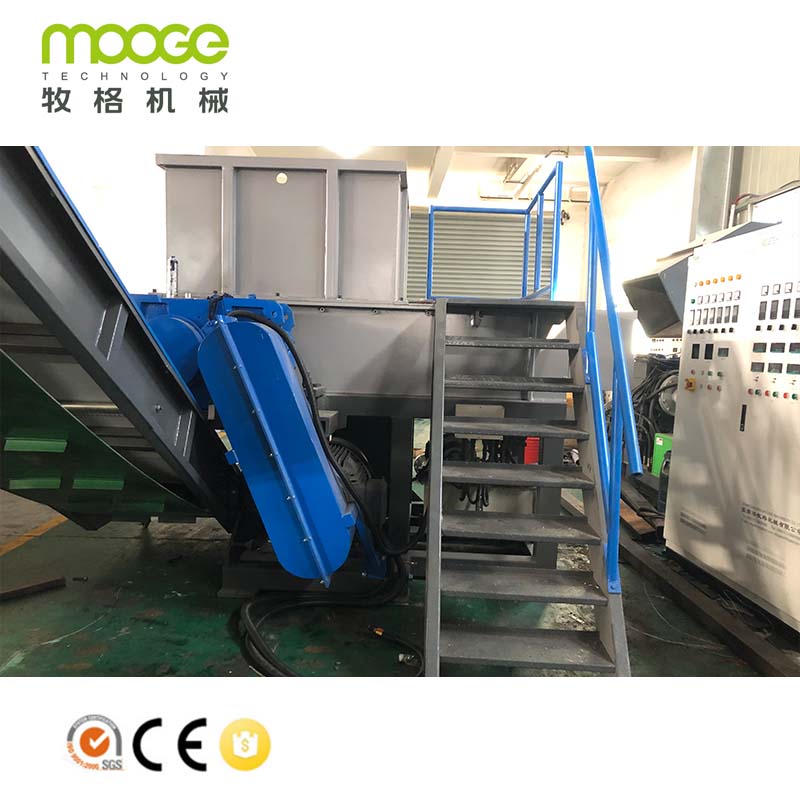 Heavy Duty Single Axis Shredder / Waste Plastic Shredding Machine 