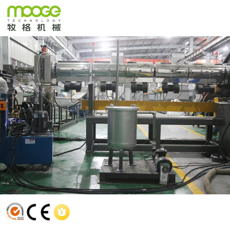 Plastic PE Film PP Woven Bag Recycling Pelletizing Production Line