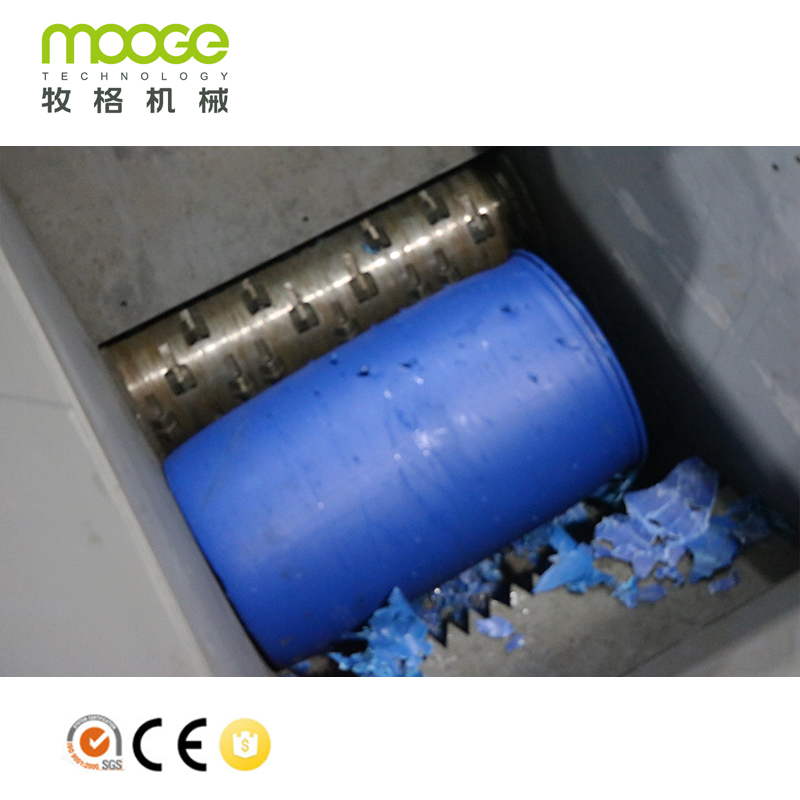 Hdpe Ldpe Pe Pp Bopp Pet Film Shredding Plastic Film Shredder Machine 