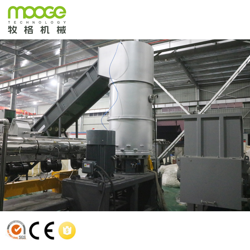 PP PE LDPE HDPE Film Plastic Pellet Making Machine Granulator Line