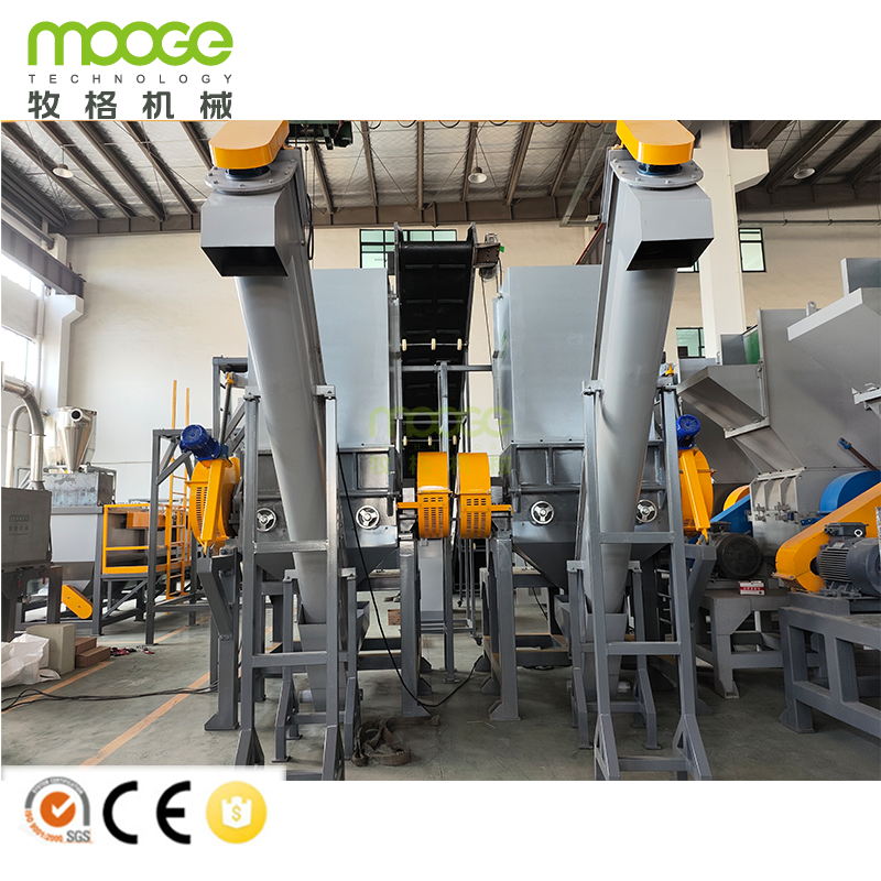 PET Recycling Line PET Floating Tank Bottle Recycling Washing Plant