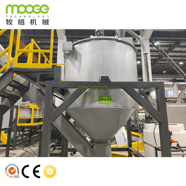 Recycling Washing Plant PET Flakes Waste Hot Washing Machine PET Floating Tank Bottle Line