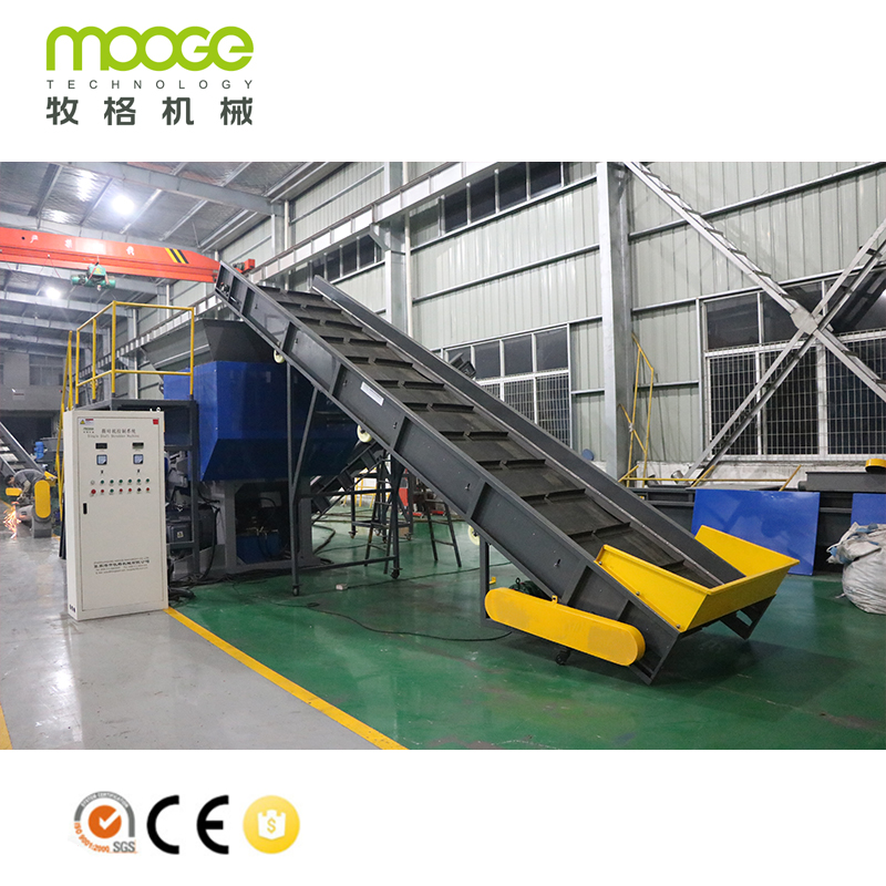 High Capacity Plastic Shredder / Shredding Machine for HDPE Bags LDPE Film Recycling 