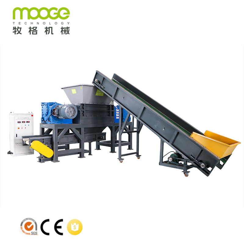 Twin Shaft Shredder Waste Scrap Metal Plastic Shredding Machine