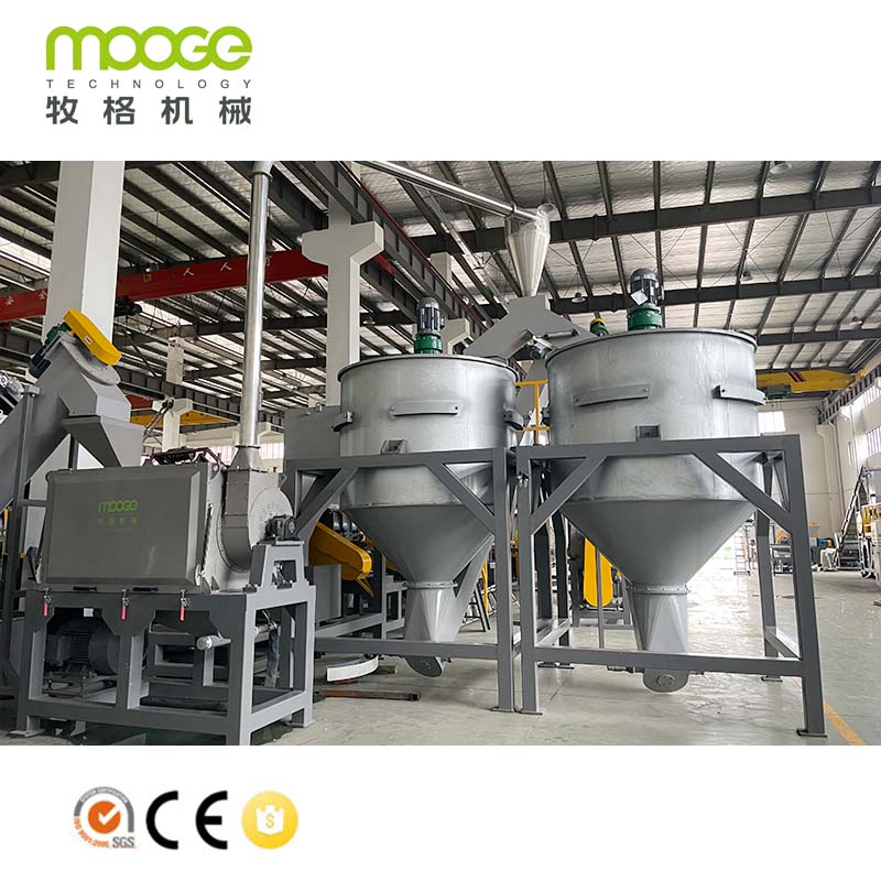 Hot Sell 1000kg/hr Waste PET Plastic Bottle Washing Recycling Cleaning Production Line Machine Plant 