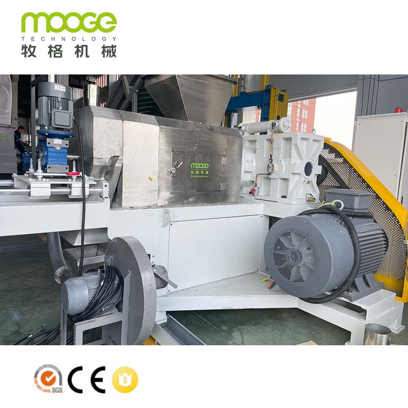 Plastic Film Squeezer Machine / Plastic Washing Drying Machine / Plastic Recycling Granulator Machine