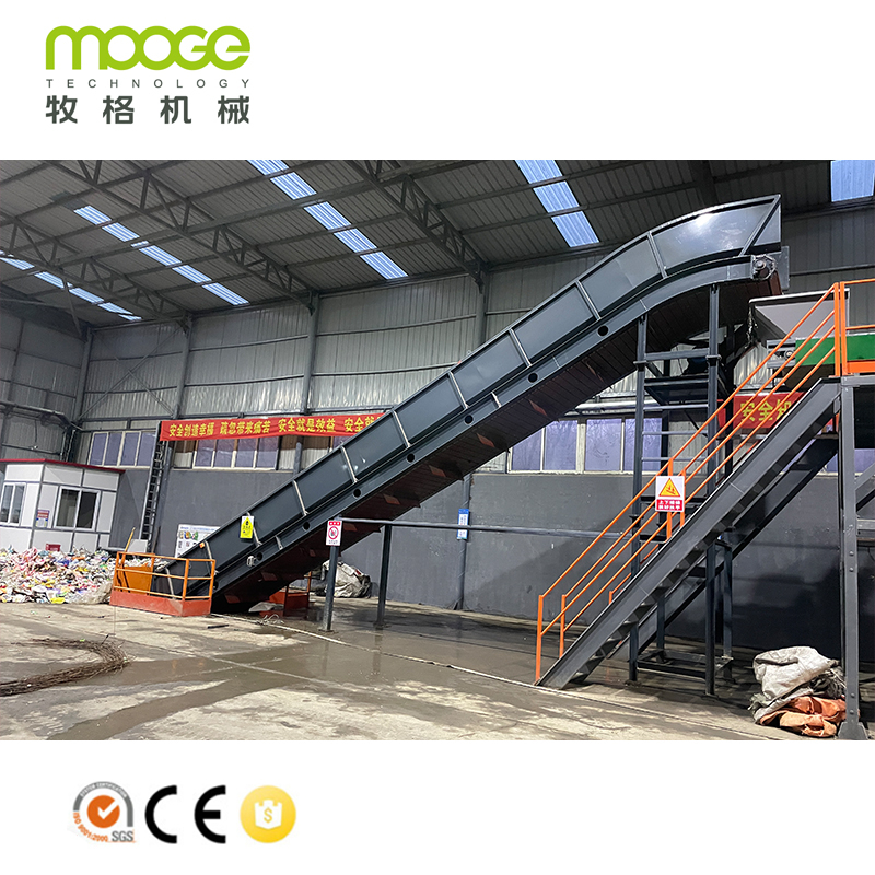 China MOOGE Supplier Plastic Recycling Machinery Manufacturers For PE PP Recycling 