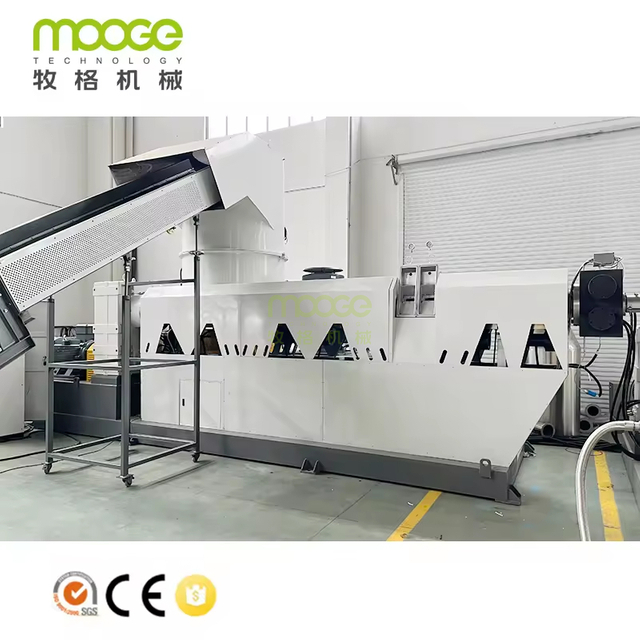 Full Automatic PP PE LDPE HDPE Film Pellet Making Machine Plastic Granulator 